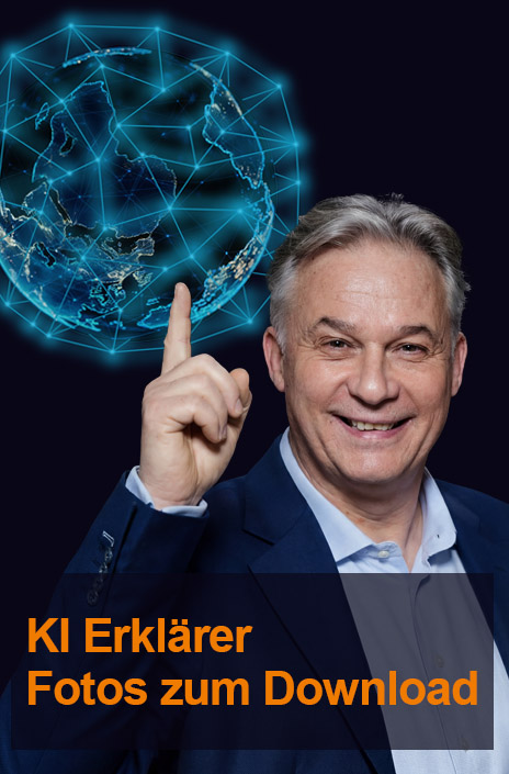 Bilder zum Download von Hubert Steinfeld, dem KI-Erklärer