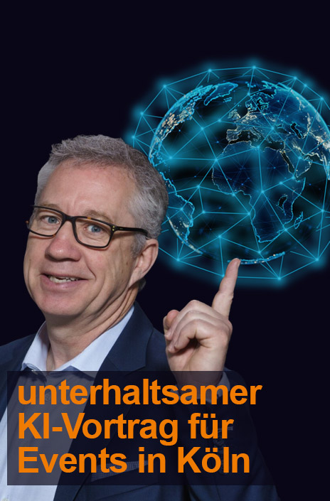 Redner Jan Ditgen in Köln, der KI-Erklärer